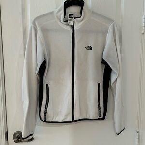 Light weight The North Face White fleece